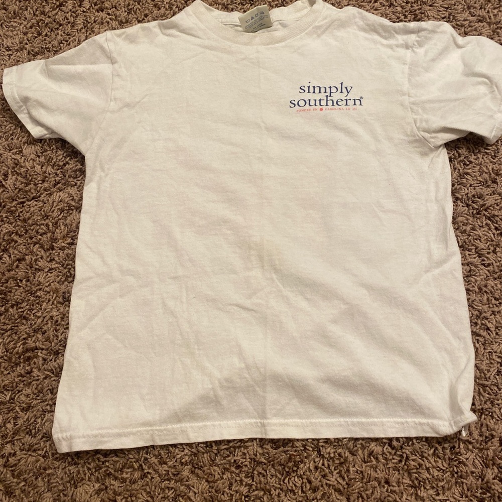 White Simply southern T shirt
